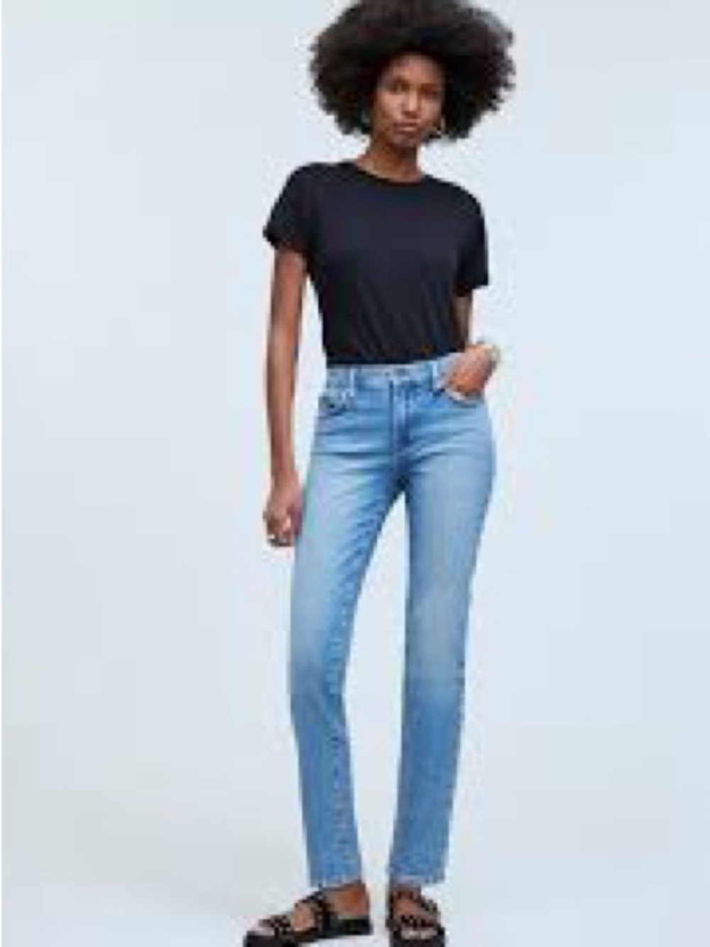 Madewell The Perfect Vintage Jean 24P High Rise Raw Hem Ankle Jeans